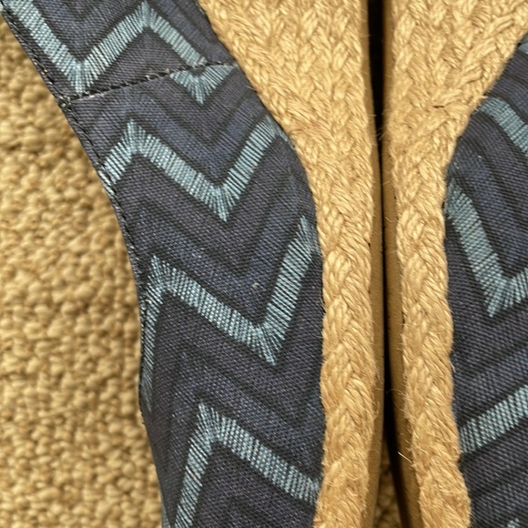 Vionic Espadrilles Shoes Coralina Slingback Closed Toe Wedges Chevron Women’s 9 - Picture 8 of 16